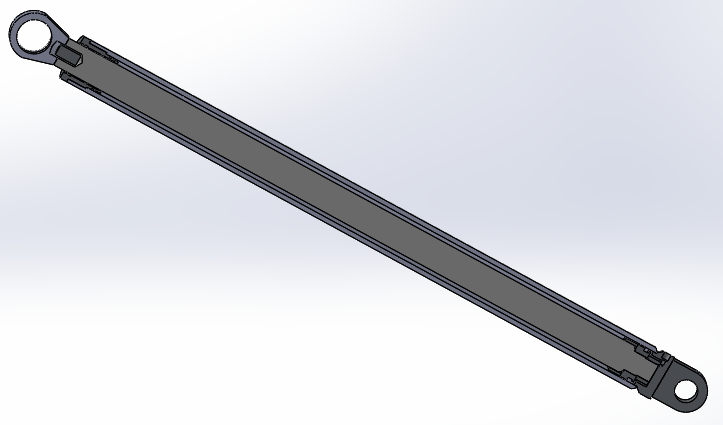 焊接式液压缸（前后安装）100x80x1500 mm