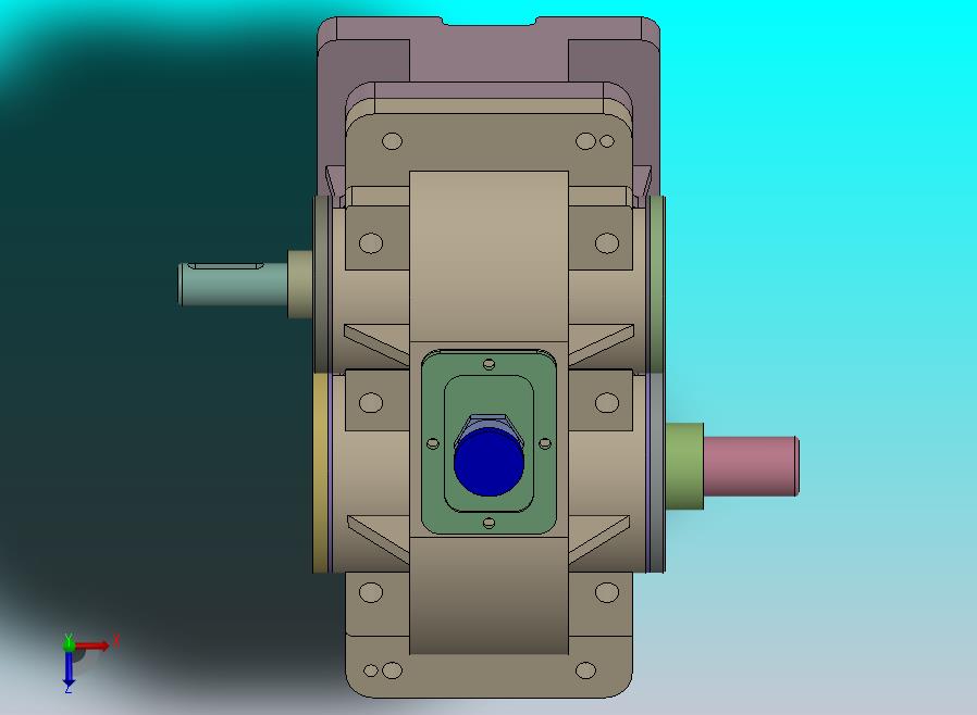 二级圆柱斜齿轮减速机