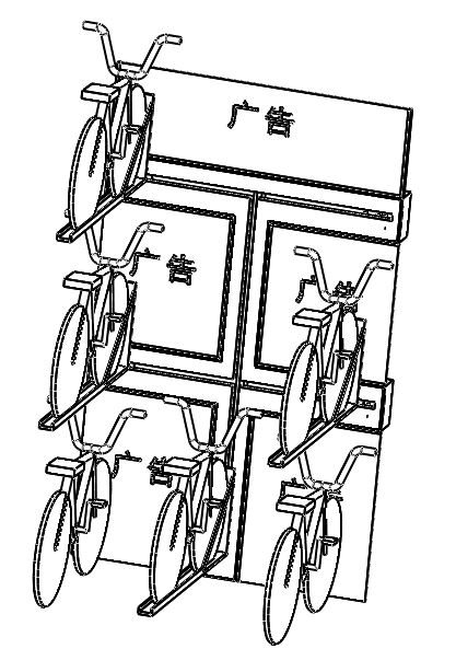 智能自行车停车位 sw+cad+说明书