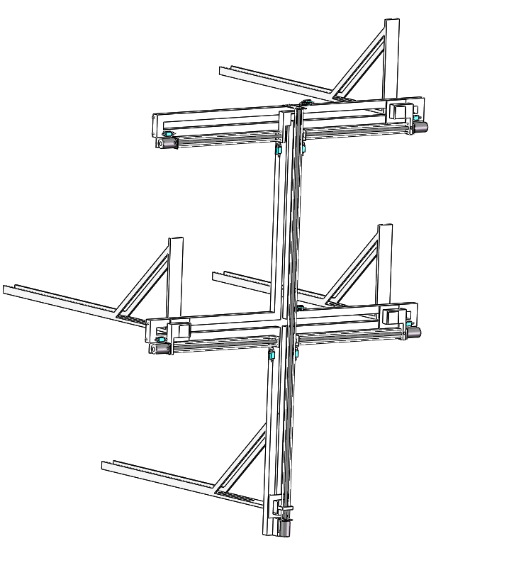 智能自行车停车位 sw+cad+说明书