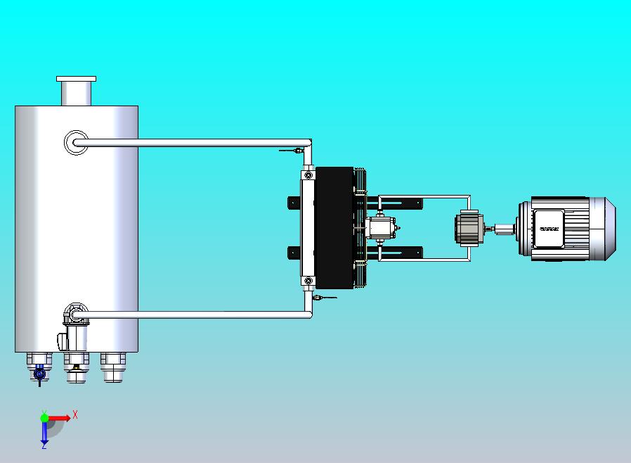 柴油机液压冷却系统