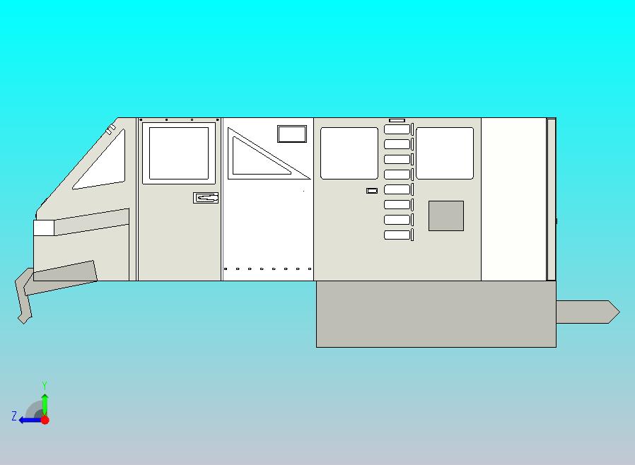 导弹发射车模型