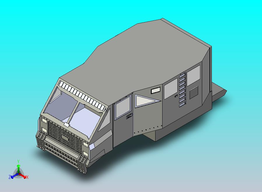 导弹发射车模型