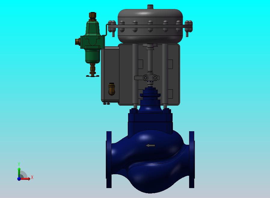 DN80气压调节阀模型
