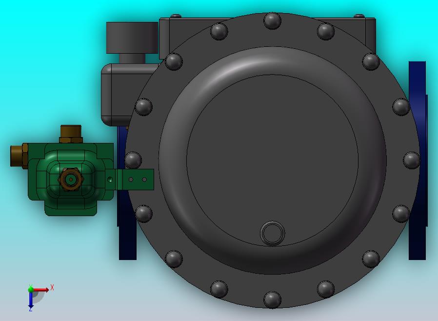 DN80气压调节阀模型