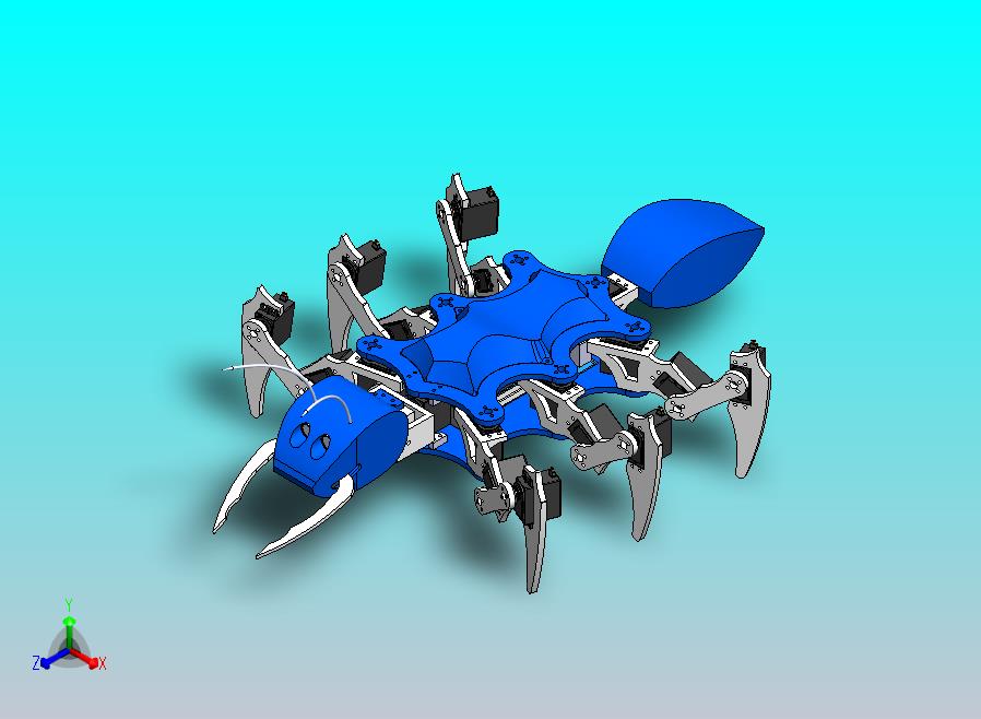 蚂蚁机器人三维