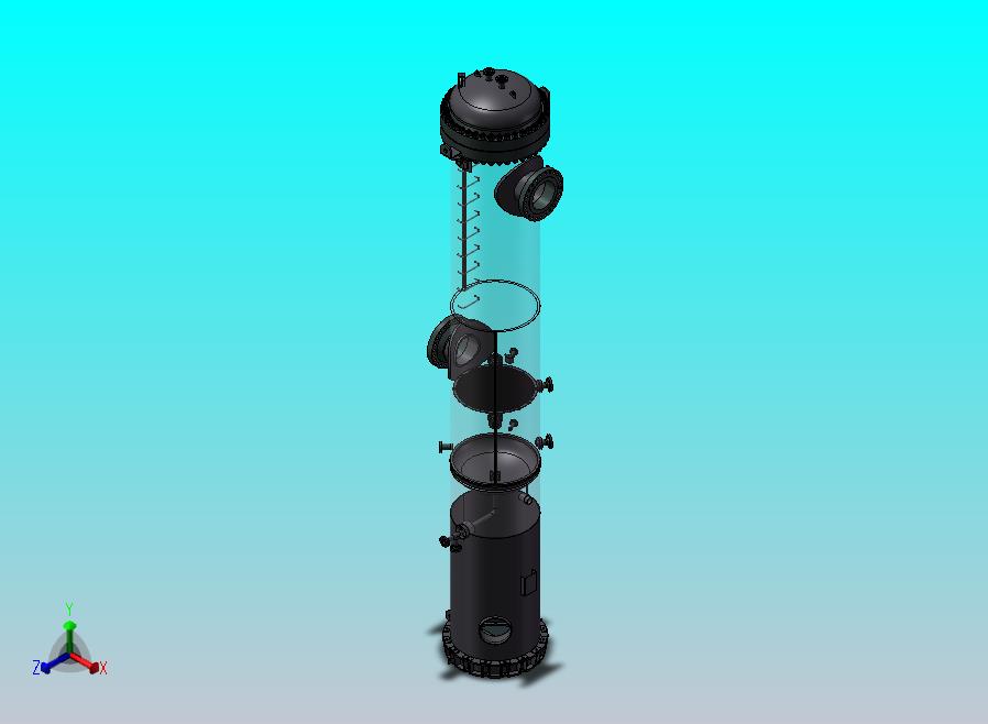 气液分离罐模型