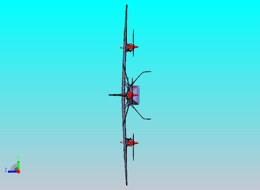 倾转旋翼无人机 CATIA格式文件