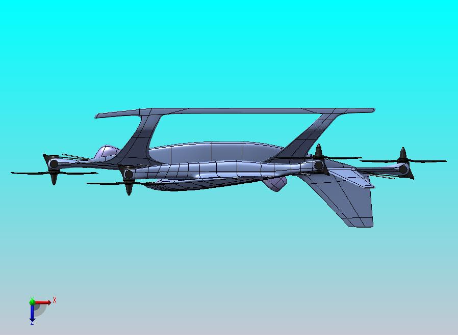 倾转旋翼无人机