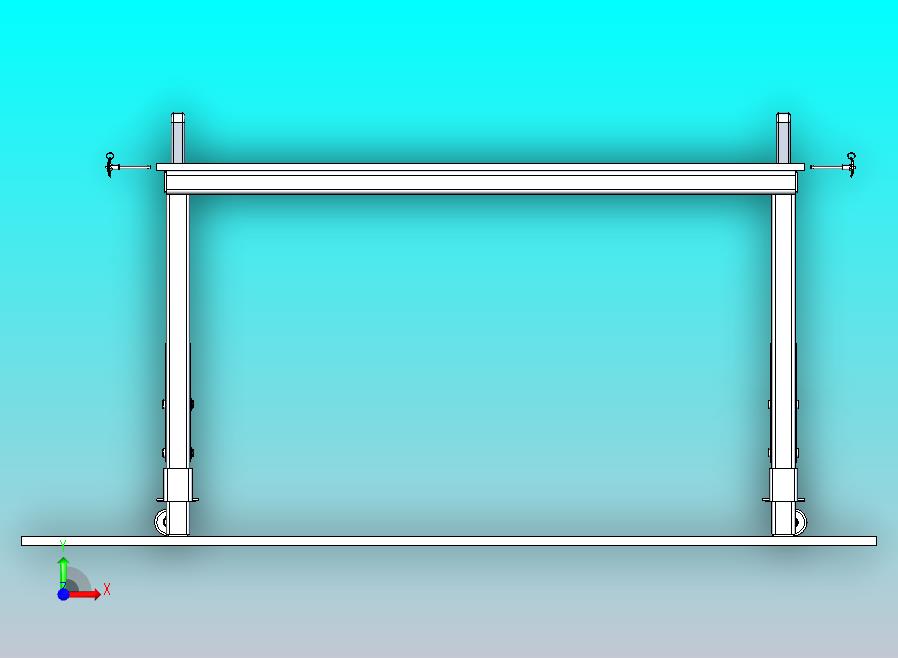 带伸缩脚轮的桌子