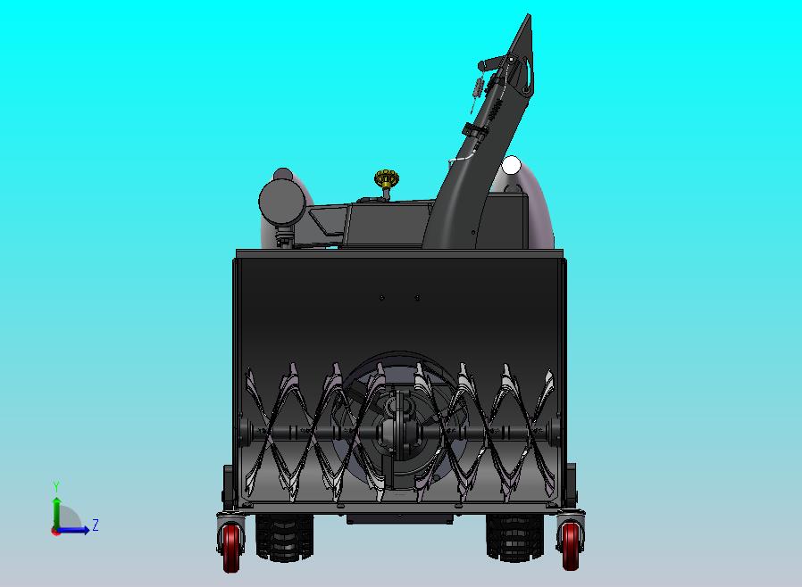 抛雪式扫雪车 手动除雪车