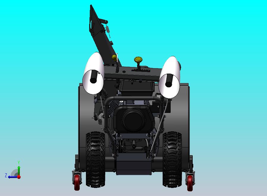 抛雪式扫雪车 手动除雪车