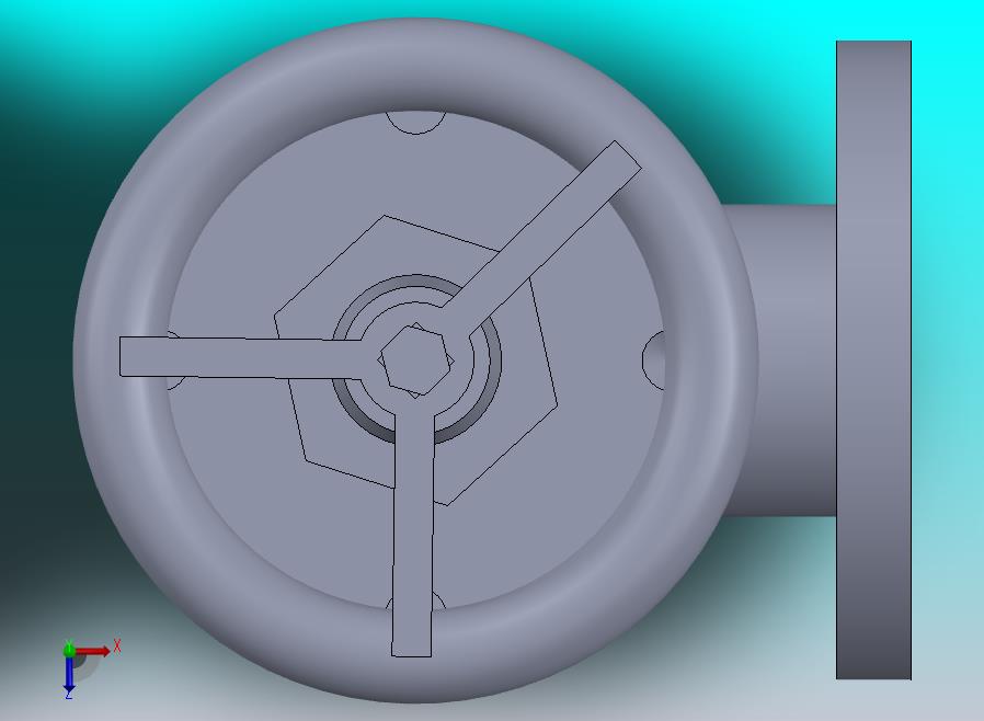 手轮操作法兰止动阀