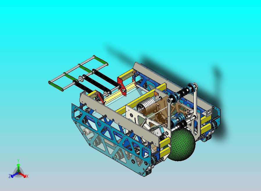 FRC Team 250的最终模型——Dynamos竞赛机器人 (1)