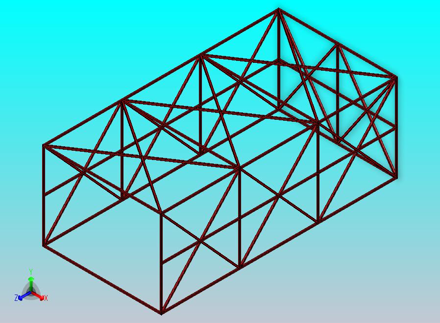 车库框架 6x3x2,2