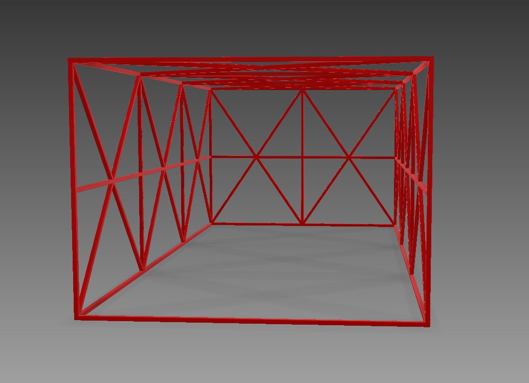 车库框架 6x3x2,2