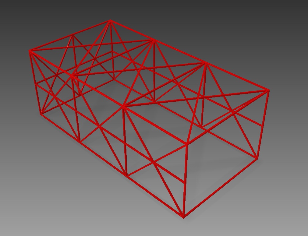车库框架 6x3x2,2