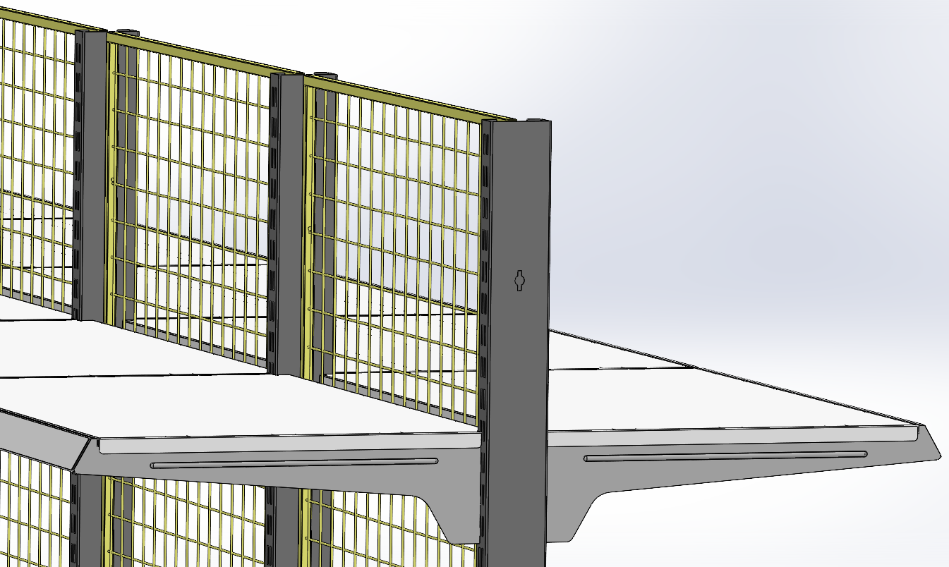 存储架-货架系统-工业货架3D模型