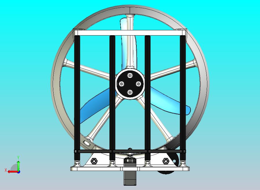 遥控气垫船管道驱动装置