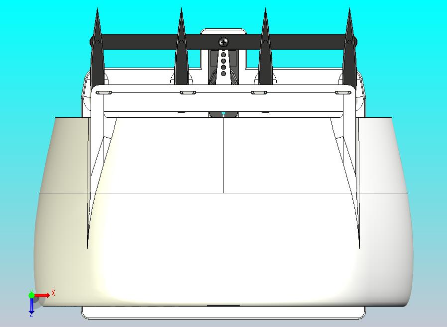 遥控气垫船管道驱动装置