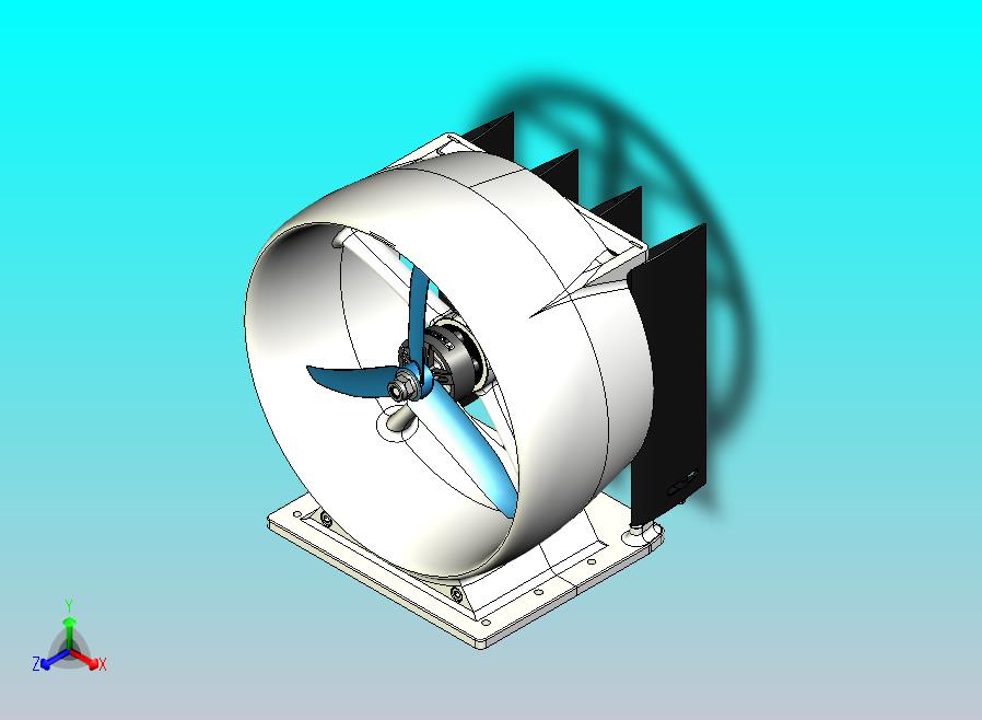 遥控气垫船管道驱动装置