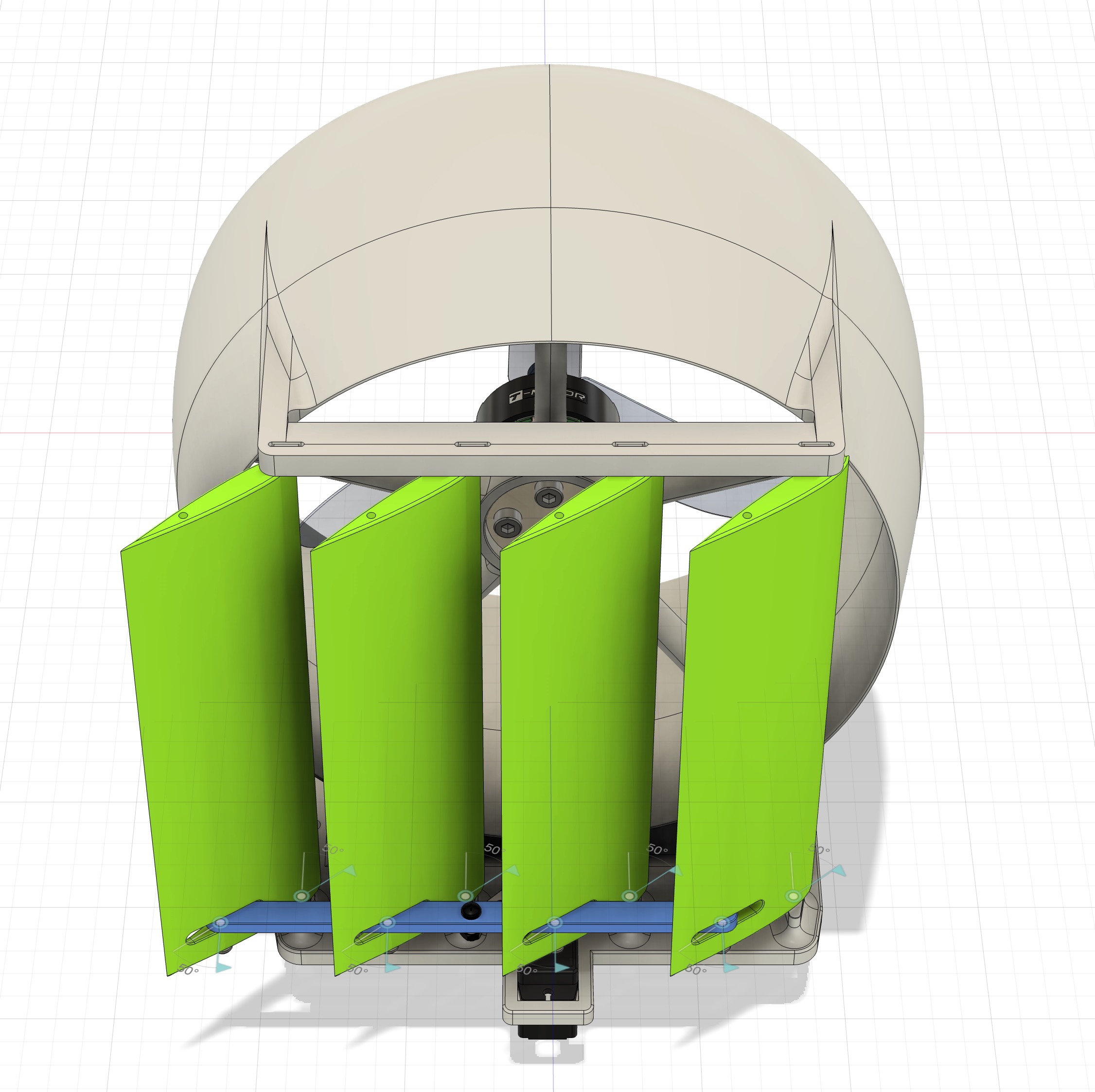 遥控气垫船管道驱动装置