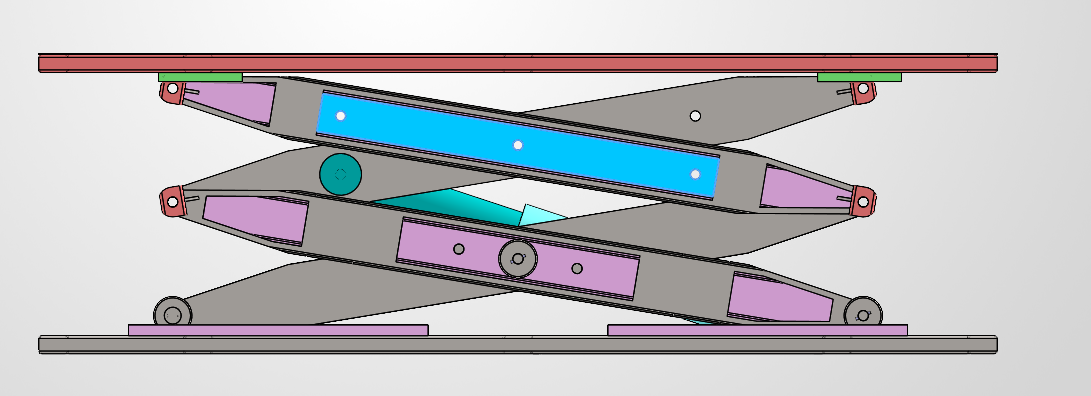 剪式举升机组件