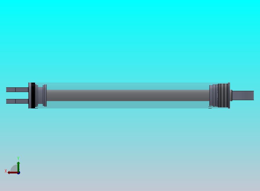 焊接式液压缸（前后安装）100x50x726.5毫米