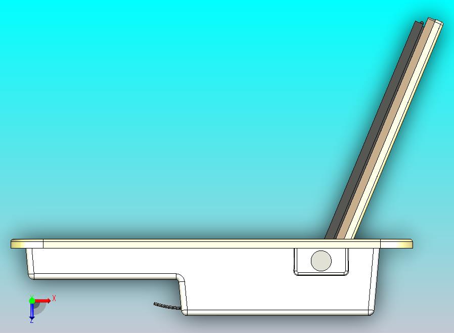 折叠_嵌入式电视机构