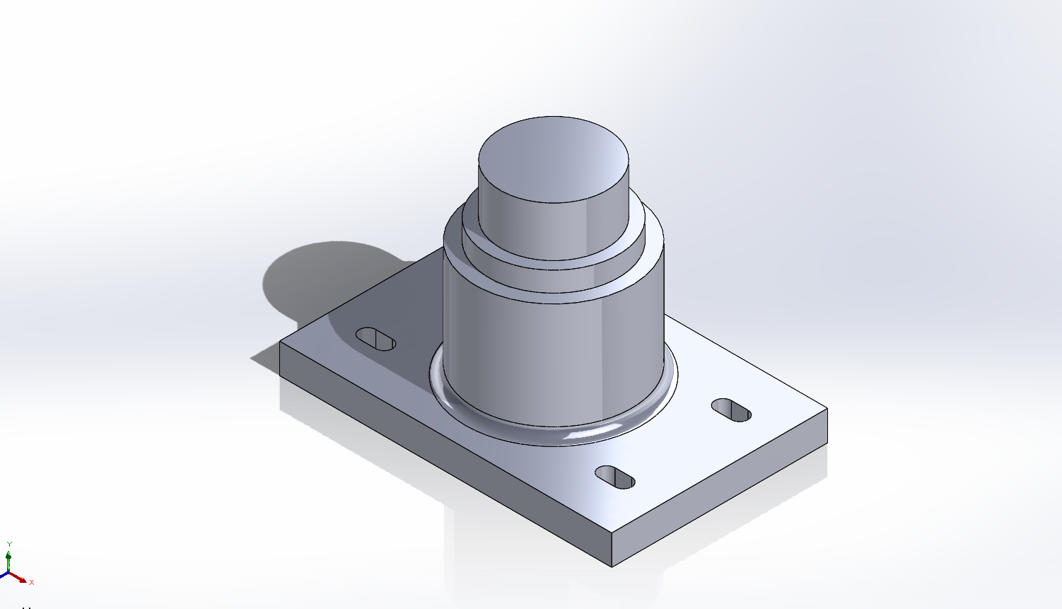 法兰圆柱安装_阶梯轴承