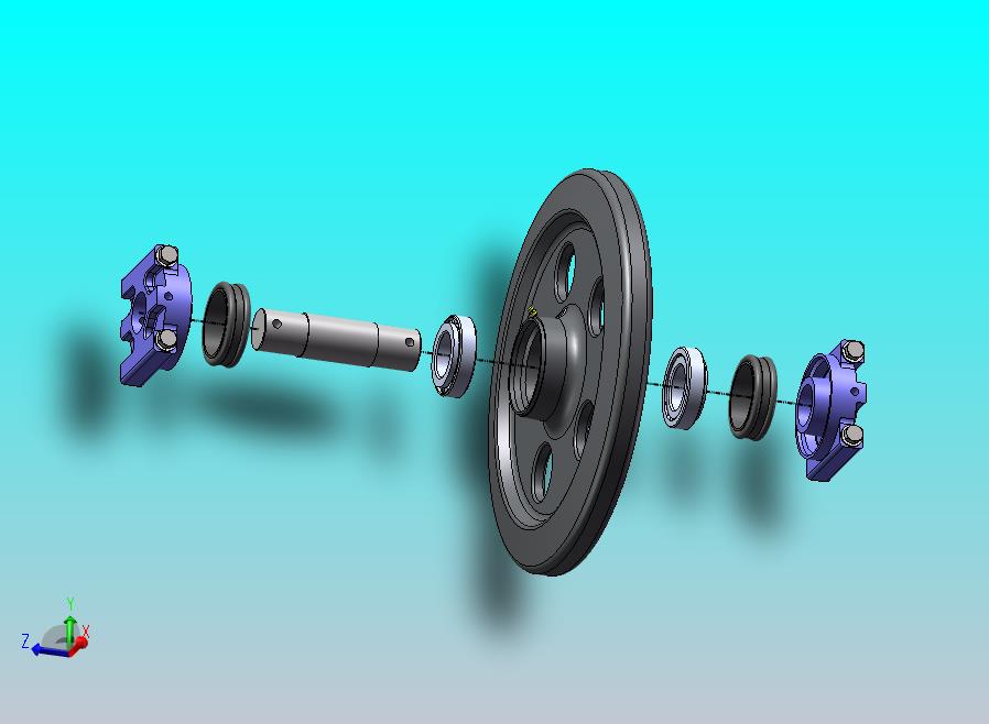 CD60R-3履带导向轮