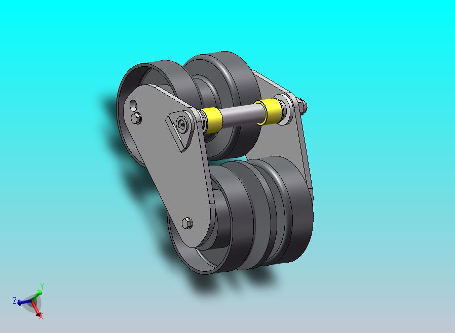 CD60R-3履带承重轮单元B