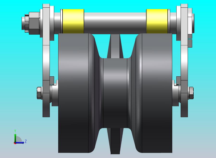 CD60R-3履带承重轮单元B