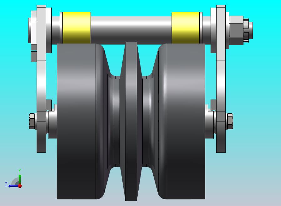 CD60R-3履带承重轮单元B