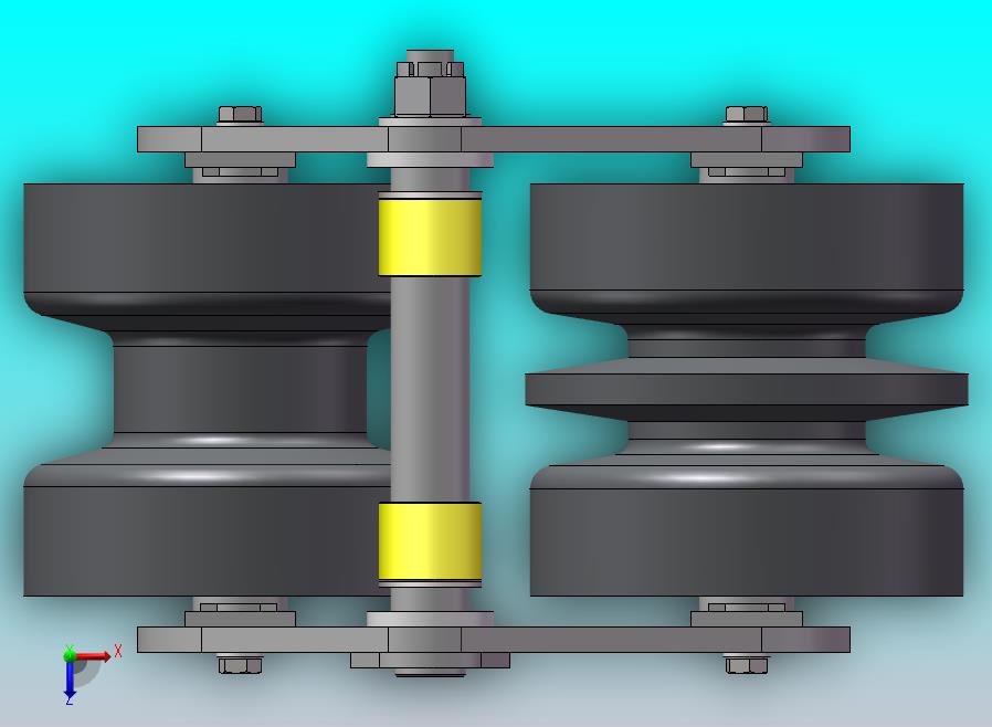 CD60R-3履带承重轮单元B