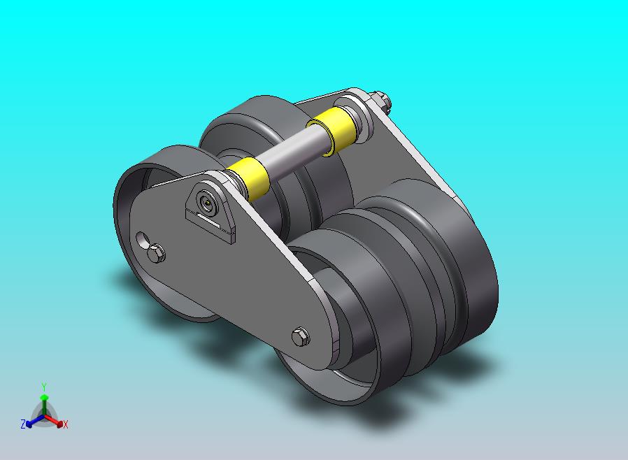 CD60R-3履带承重轮单元B