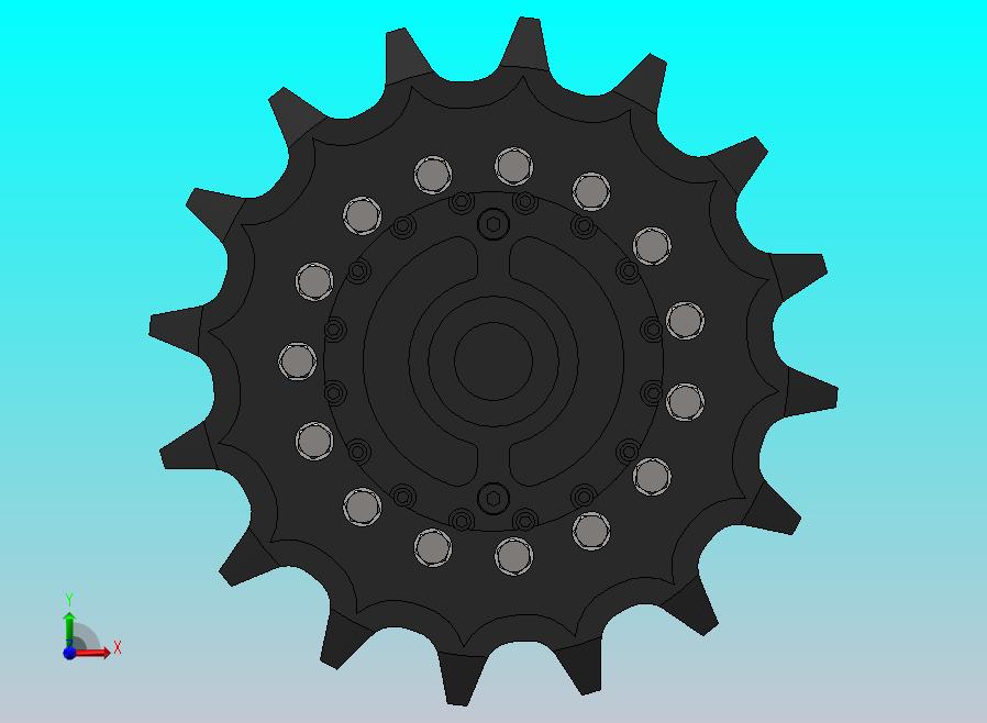 CD60R-3行走马达履带驱动R