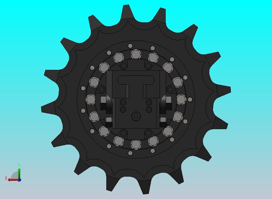 CD60R-3行走马达履带驱动R