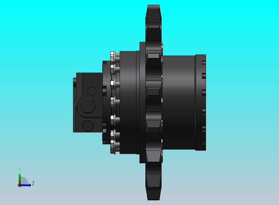 CD60R-3行走马达履带驱动R