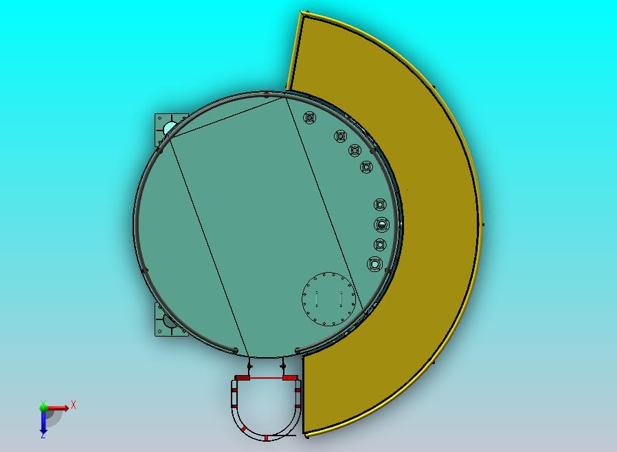 3.3×8.8m反应塔模型
