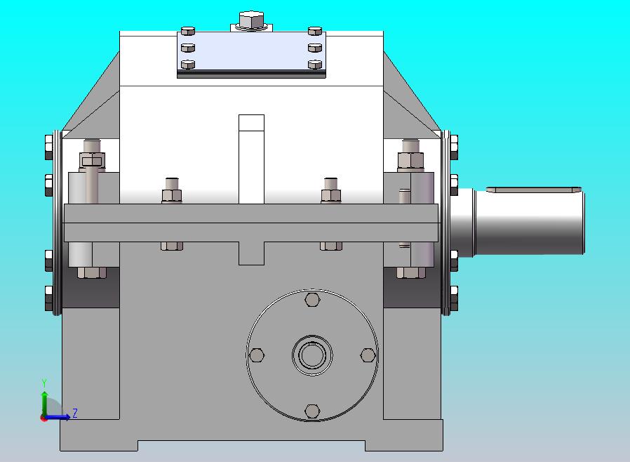 sw一级斜齿轮减速器