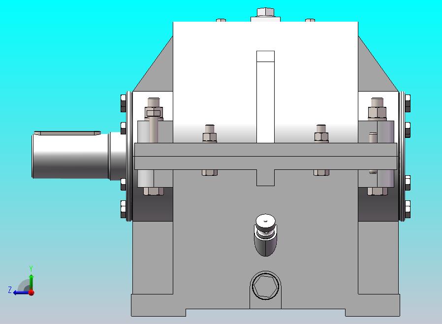 sw一级斜齿轮减速器