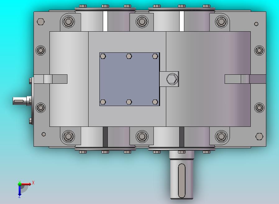 sw一级斜齿轮减速器