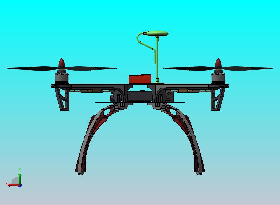 450轴距四旋翼无人机