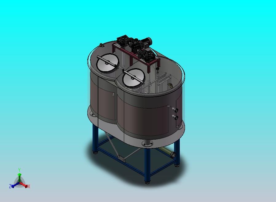 3000L奶酪机模型