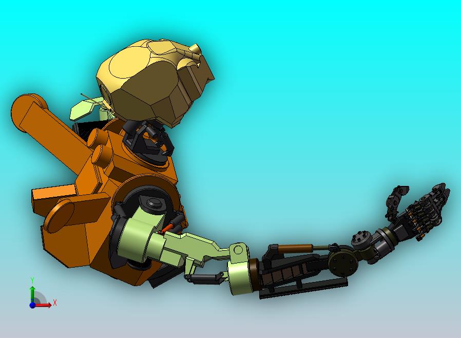 仿生机器人手臂模型