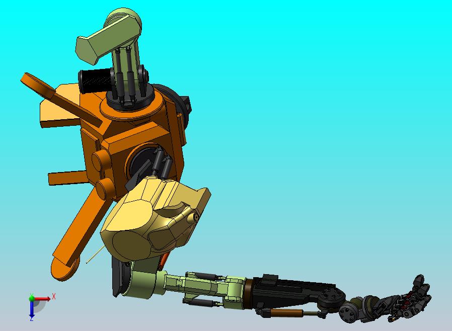 仿生机器人手臂模型