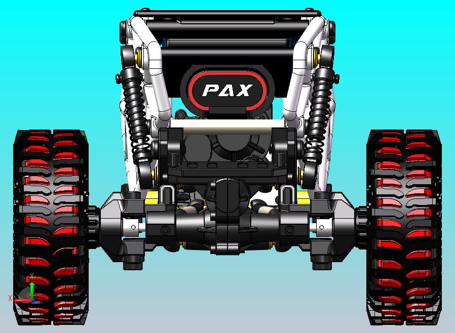 钢管越野车详图