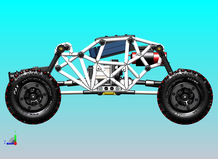 钢管越野车详图