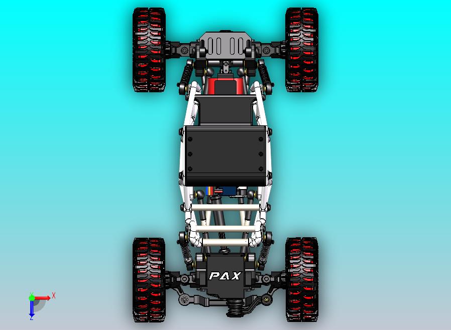 钢管越野车详图